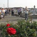 Rekasch - Friedhof, Franz Betschner spielt ein Trompetensolo